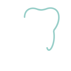 Icon mit zwei Zähnen